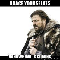 nanowrimoiscoming